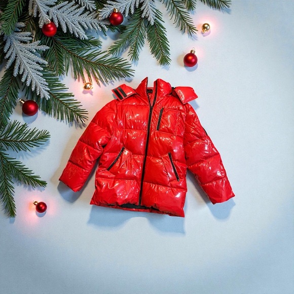 Red Puffer Jacket - Picture 2 of 9